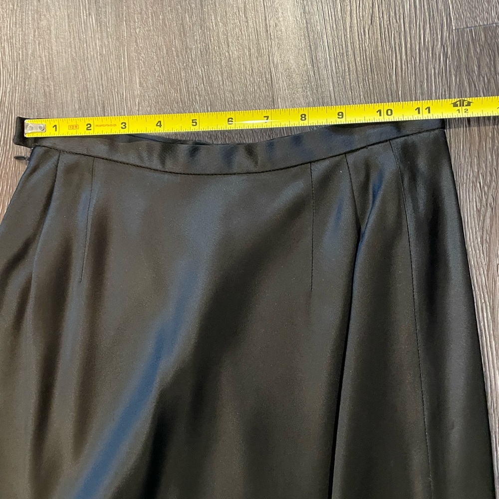 Ann Taylor Black Satin Maxi Skirt - Picture 14 of 15